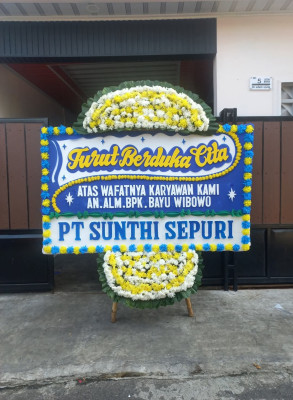 Papan Bunga Duka di Koto Bento